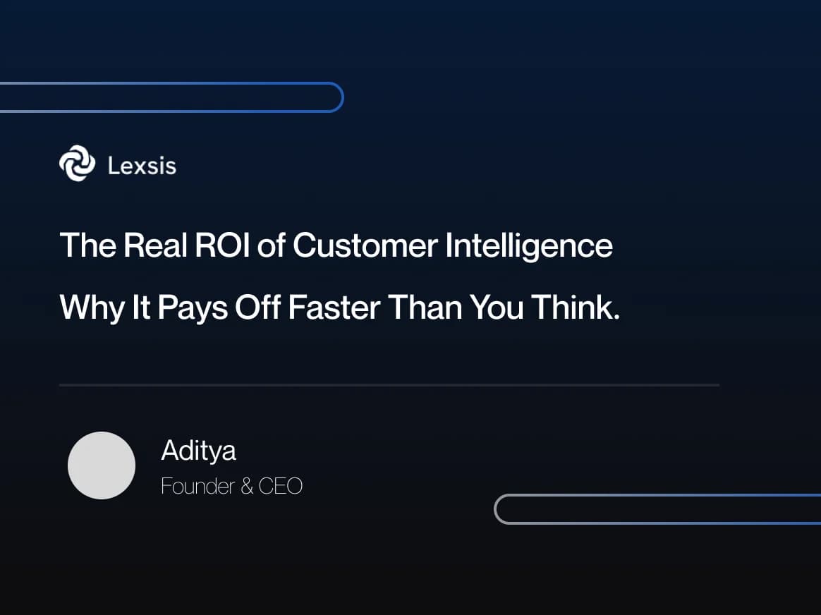 The Real ROI of Customer Intelligence: Why It Pays Off Faster Than You Think