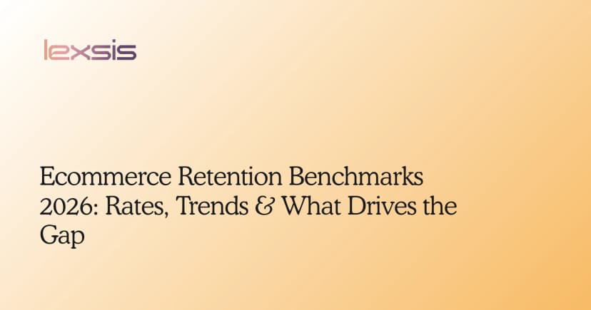 Ecommerce Retention Benchmarks 2026: Rates, Trends & What Drives the Gap