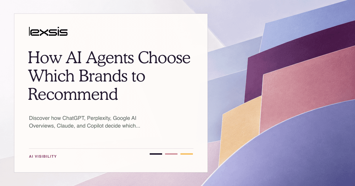 How AI Agents Choose Which Brands to Recommend